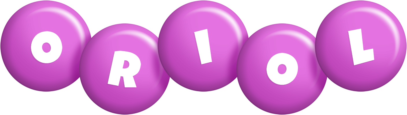 Oriol candy-purple logo
