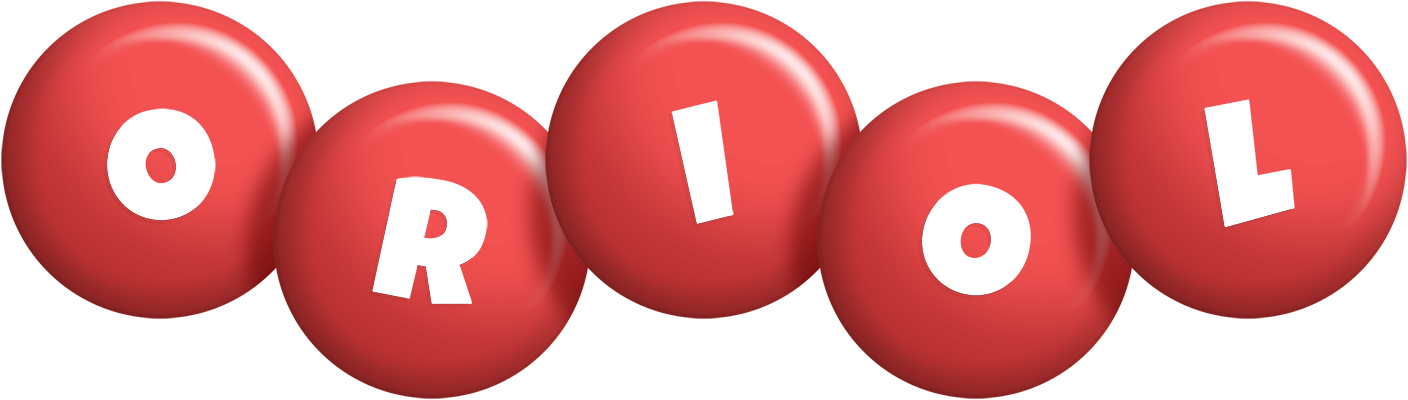 Oriol candy-red logo