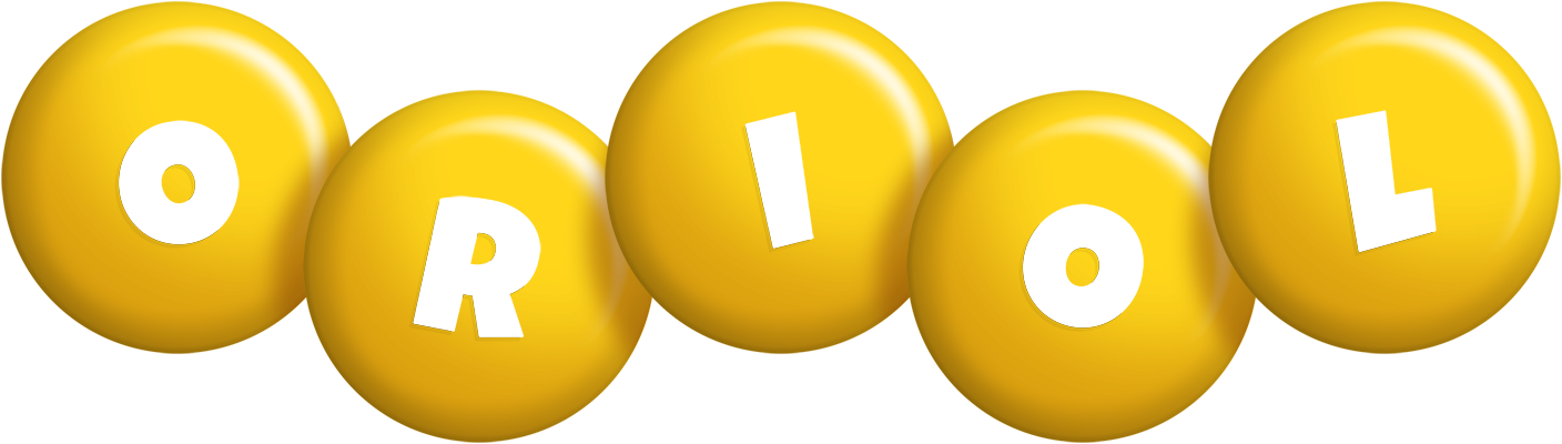 Oriol candy-yellow logo
