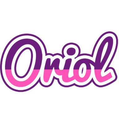Oriol cheerful logo