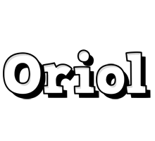 Oriol snowing logo