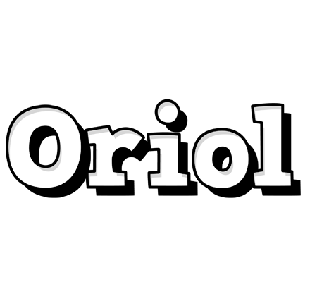 Oriol snowing logo
