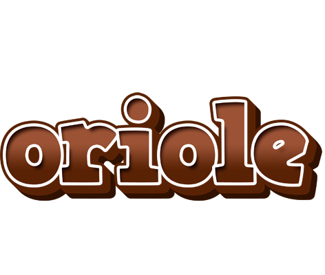 Oriole brownie logo