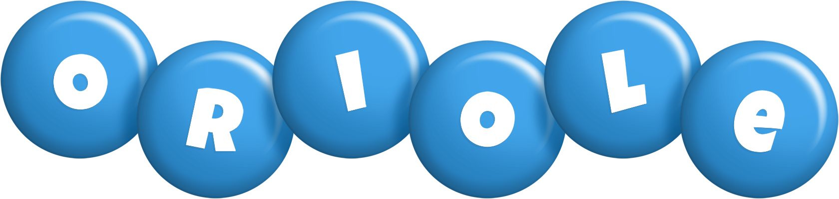 Oriole candy-blue logo