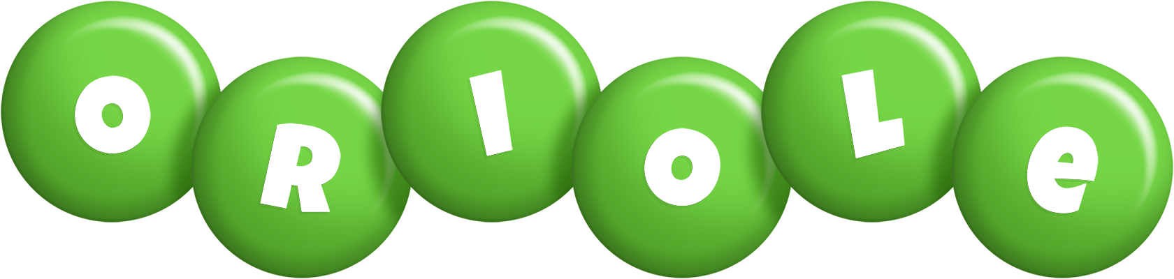 Oriole candy-green logo