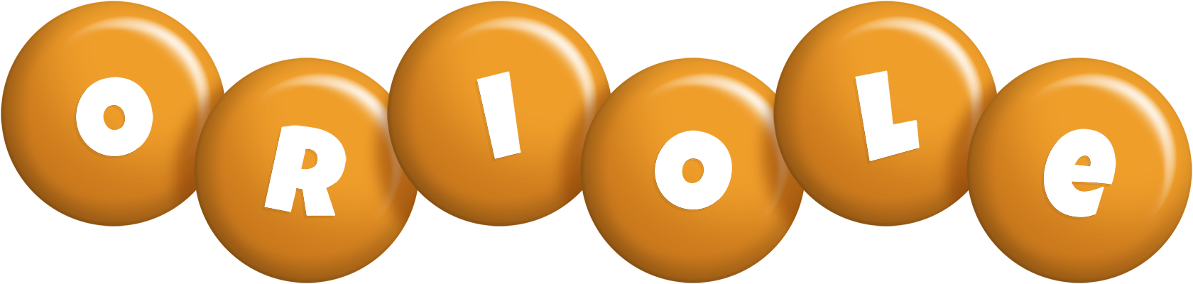 Oriole candy-orange logo