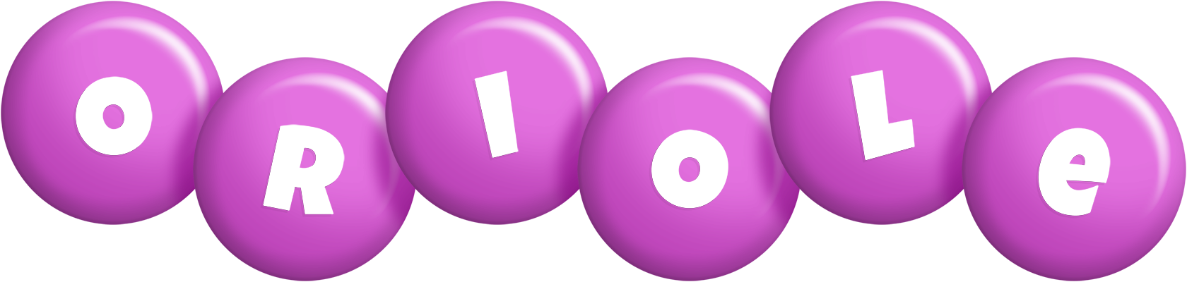Oriole candy-purple logo