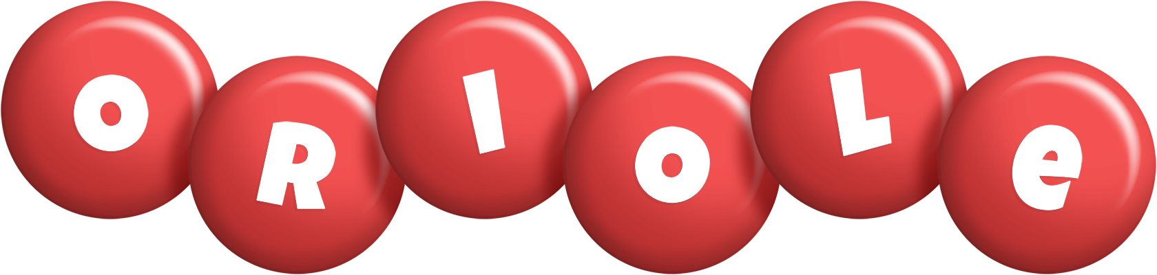 Oriole candy-red logo
