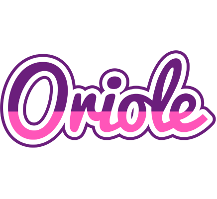 Oriole cheerful logo