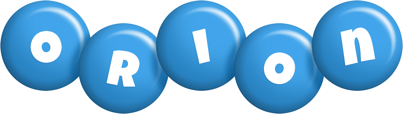 Orion candy-blue logo