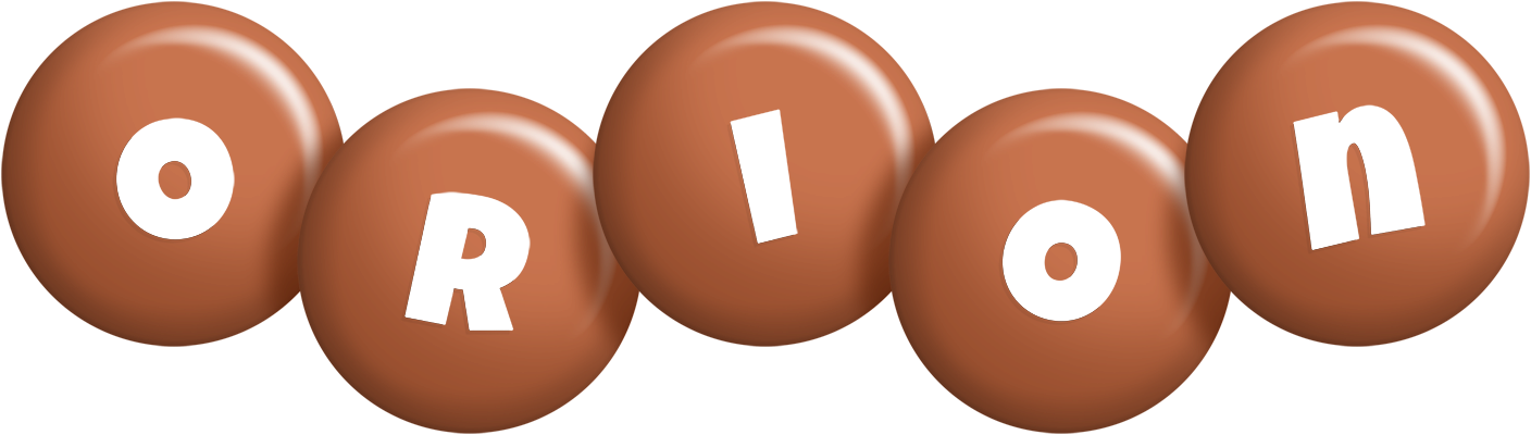 Orion candy-brown logo