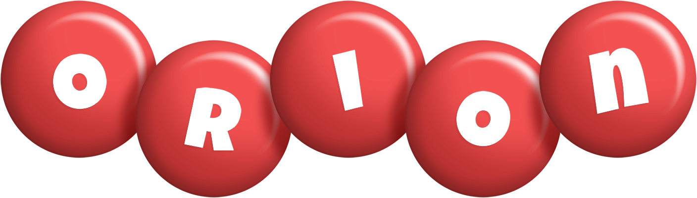Orion candy-red logo
