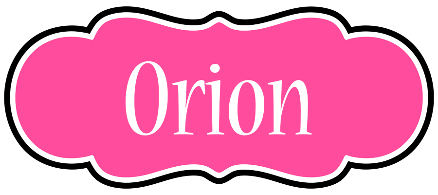 Orion invitation logo