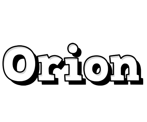 Orion snowing logo