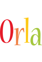 Orla birthday logo