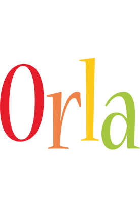 Orla birthday logo