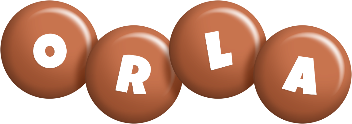 Orla candy-brown logo