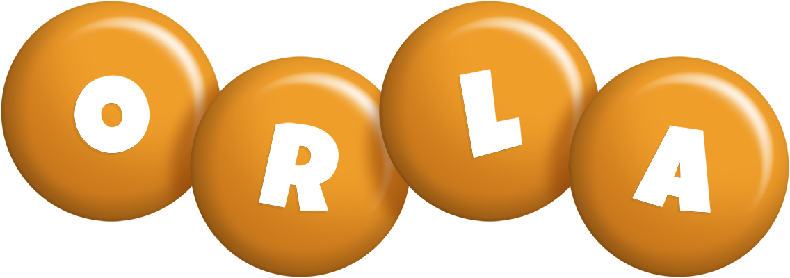 Orla candy-orange logo