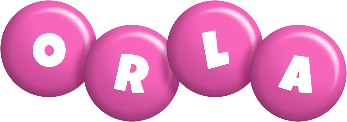 Orla candy-pink logo