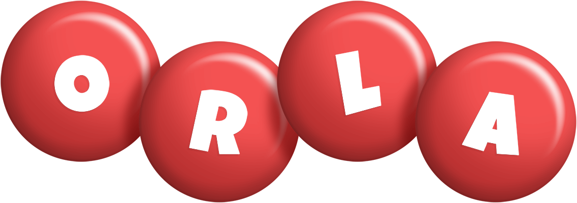 Orla candy-red logo