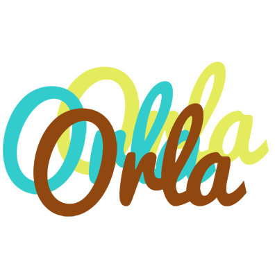 Orla cupcake logo