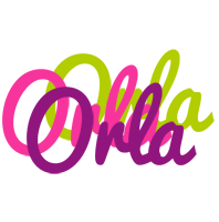 Orla flowers logo