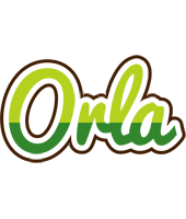 Orla golfing logo