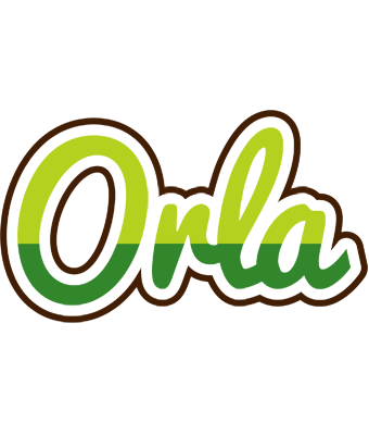 Orla golfing logo