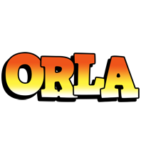 Orla sunset logo