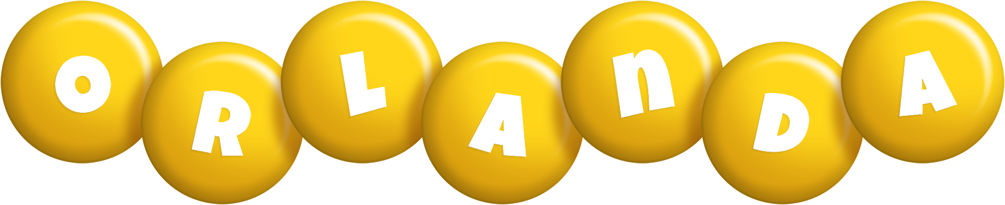 Orlanda candy-yellow logo