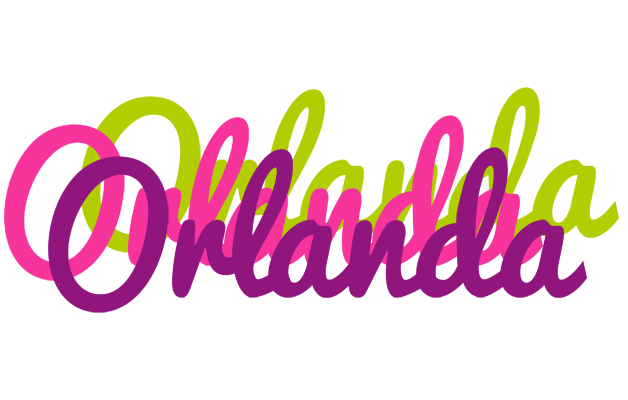 Orlanda flowers logo