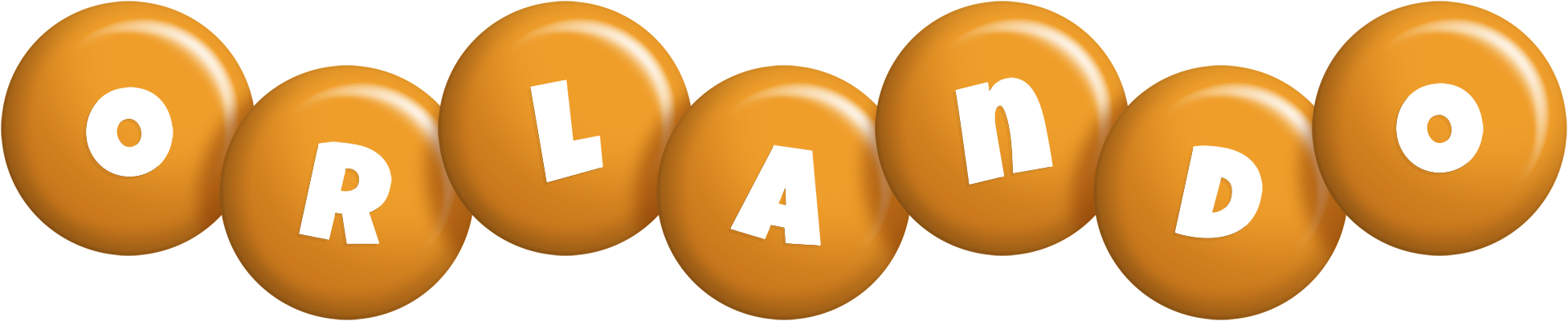 Orlando candy-orange logo