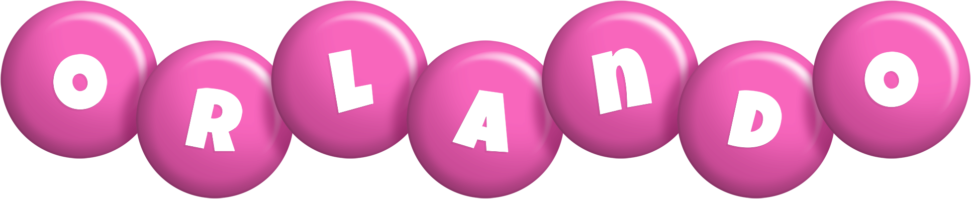 Orlando candy-pink logo