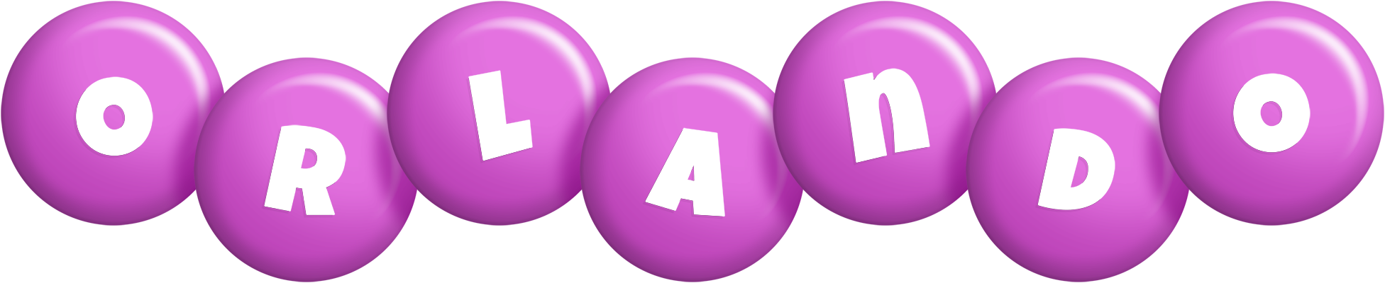 Orlando candy-purple logo