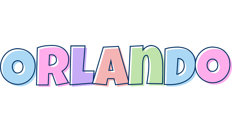 Orlando pastel logo
