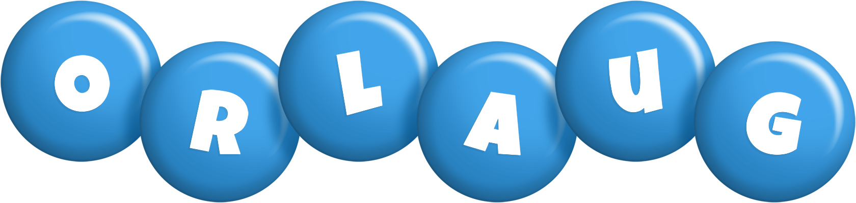 Orlaug candy-blue logo