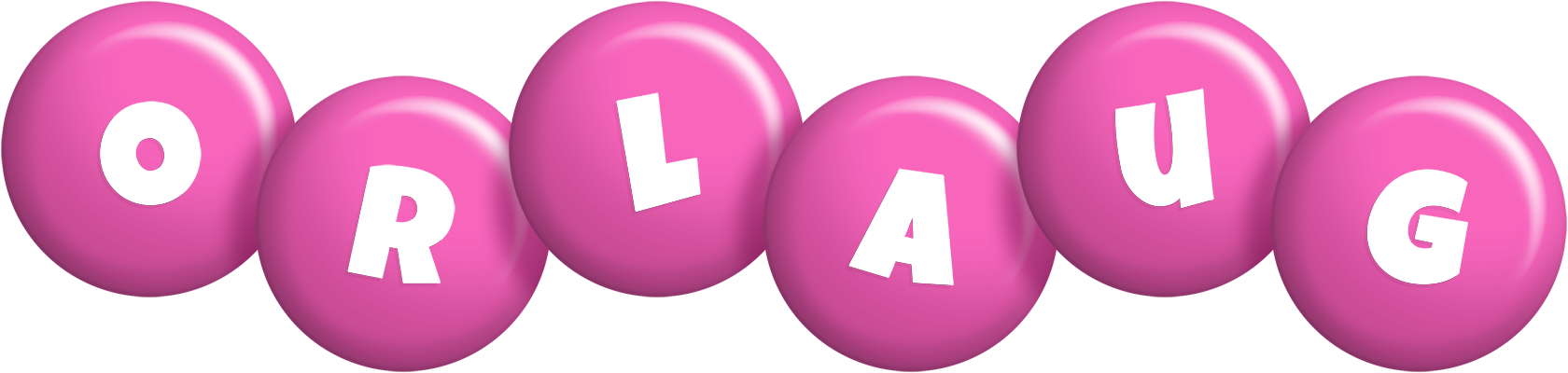 Orlaug candy-pink logo
