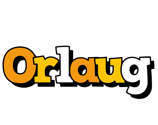 Orlaug cartoon logo