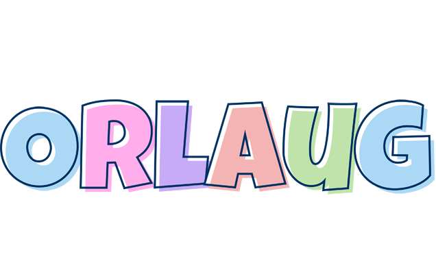 Orlaug pastel logo