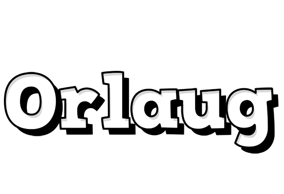 Orlaug snowing logo