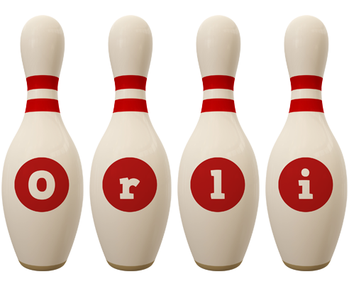Orli bowling-pin logo
