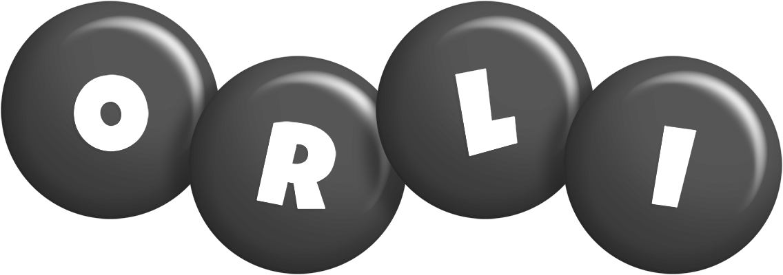 Orli candy-black logo