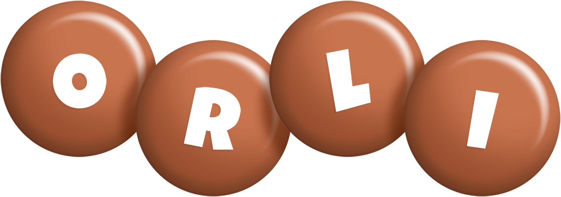 Orli candy-brown logo