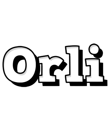 Orli snowing logo