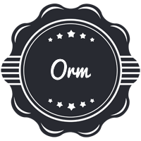 Orm badge logo