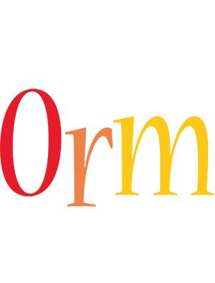 Orm birthday logo