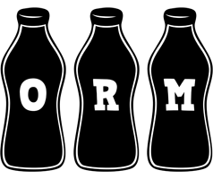 Orm bottle logo