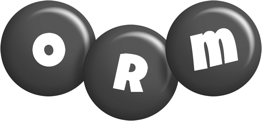 Orm candy-black logo