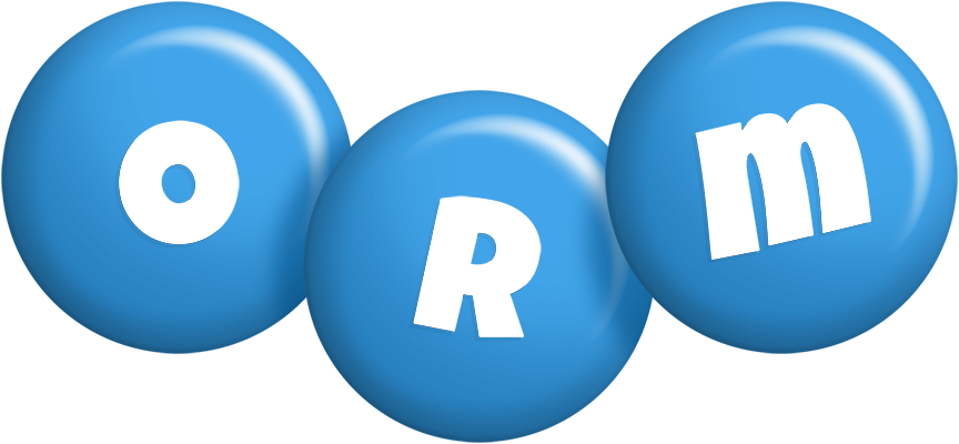 Orm candy-blue logo