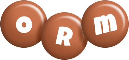 Orm candy-brown logo